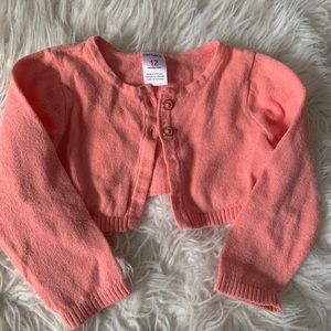 🍁Baby girl coral cardigan